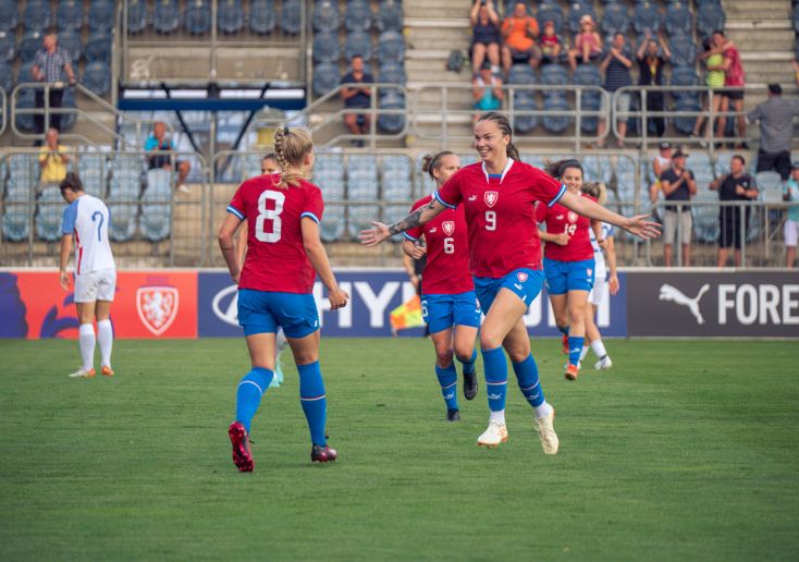 Fotbalistky si poradily se Slovinskem a postoupily do elitní skupiny Ligy národů